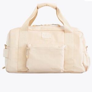BÉIS The Sport Duffle Backpack in beige